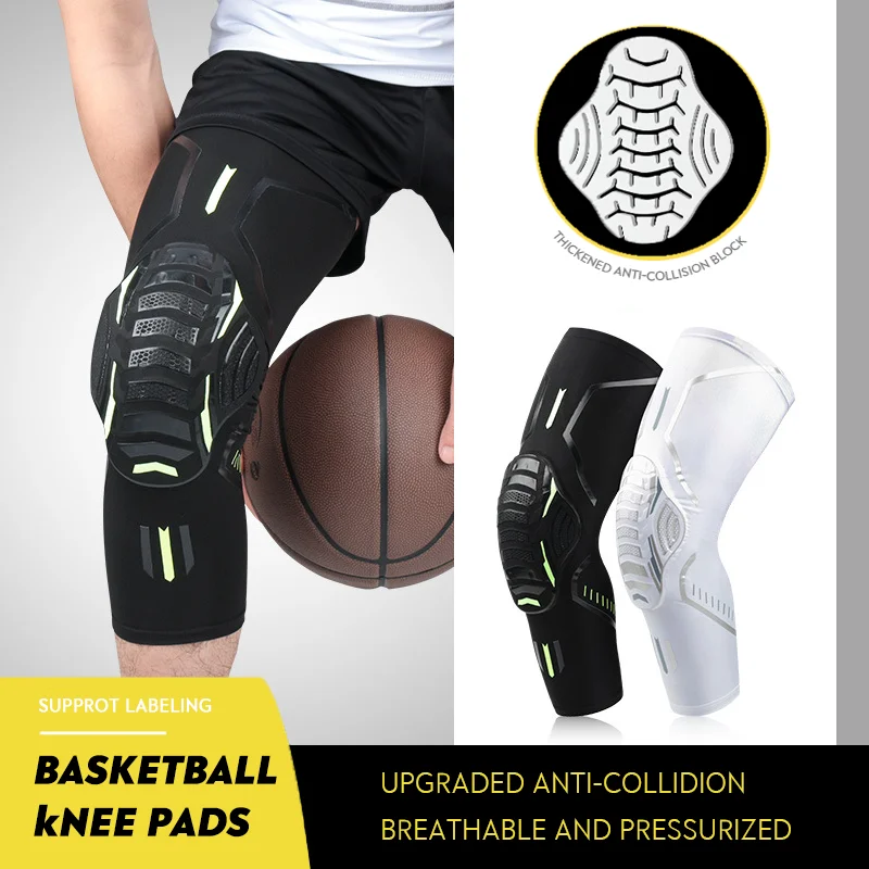 

New Professional Joints Anti-Collision Protector Elastic Foam Gym Kneepad Basketball Cycling Fitness Sport Knee Braces Adult Kid
