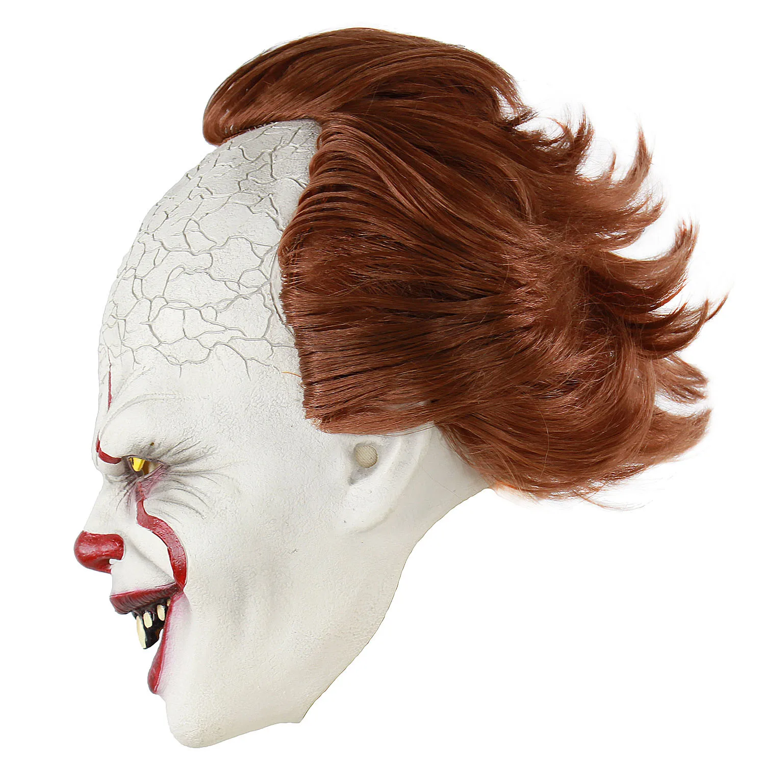 Stephen King's It Mask страшная маска клоуна Pennywise Horror одежда для клоуна Маска латекс Хэллоуин вечерние реалистичные аксессуары для косплея