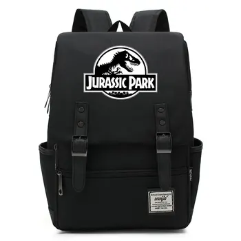 

B3306 Fashion Dinosaur Jurassic Park World Buckle Children School bag Teenagers Student Schoolbags Women Bagpack Men Backpack