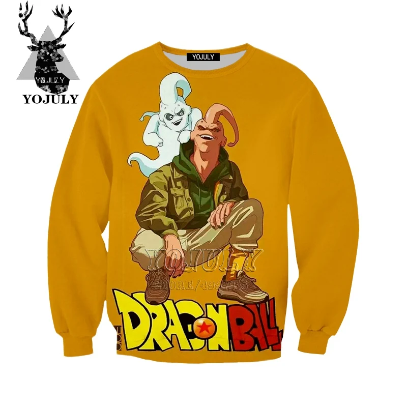 13 YOJULY Dragon Ball magicer/Детская толстовка в европейском стиле с 3D рисунком из аниме детская одежда для мальчиков и девочек-подростков Топы с длинными рукавами, SW102 - Цвет: 13