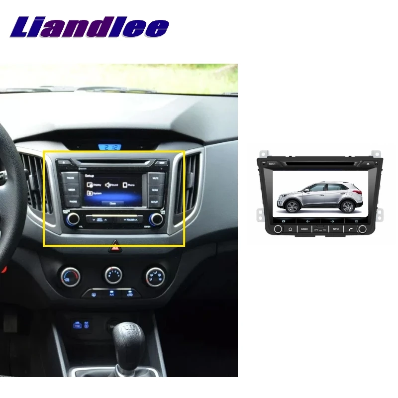 For HYUNDAI Creta IX25~ LiisLee Car Multimedia TV DVD GPS Audio Hi-Fi Radio Stereo Original Style Navigation NAVI