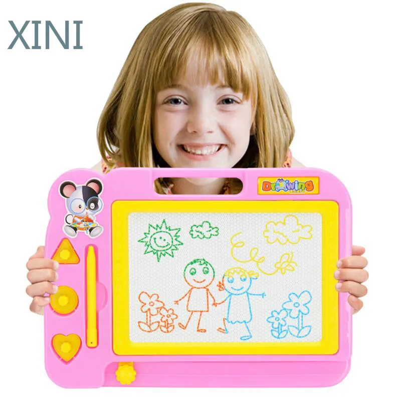 

Children Creativity Writing Stencil Painting Magnetic Plastic Drawing Board Set Learning Educational Toys Graffiti blackboard