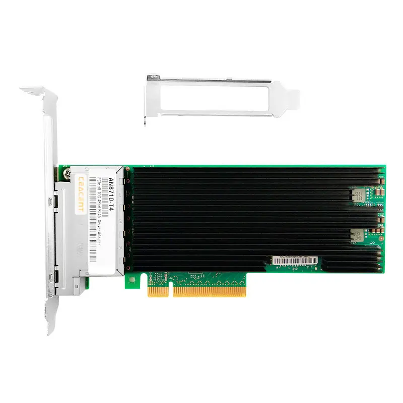 CEACENT AN8710-T4 XL710-T4 10 Гб Ethernet сервер адаптер четырехпортовый RJ45 медь PCI-Express сетевая карта Lan Карта X710-T4