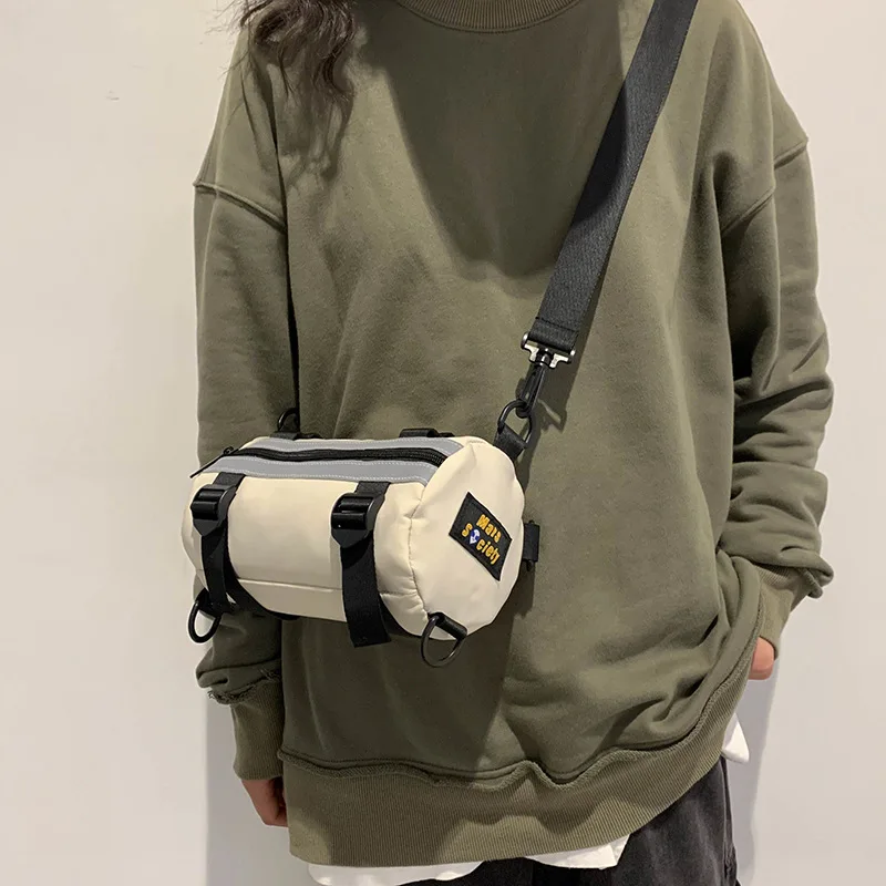 

2020 New Style Fashion Sporty round Bag INS Super Fire Men And Women Shoulder Bag Korean-style Versatile Shoulder Bag