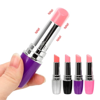 Bullet Vibrator Clitoris Stimulator Compact Mini Lipstick Vibrator Battery Mode Waterproof G-Spot Stimulating Sex Toys for Woman 2