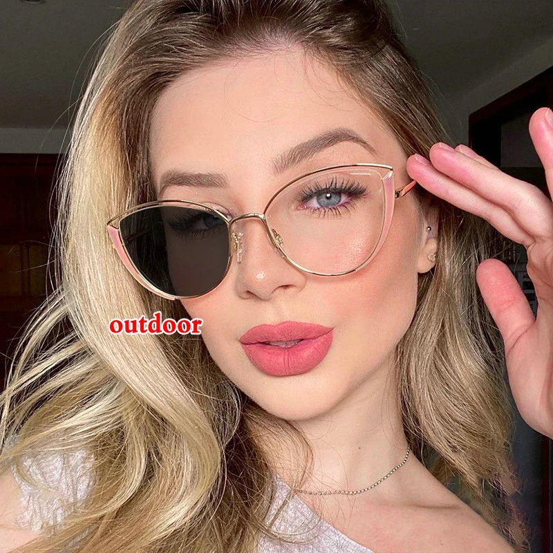 Gafas de sol fotocromáticas para mujer, lentes lectura de marca, graduales, multifocales, hipermetropía, dioptrías, presbicia, NX|Gafas de lectura de hombres| - AliExpress