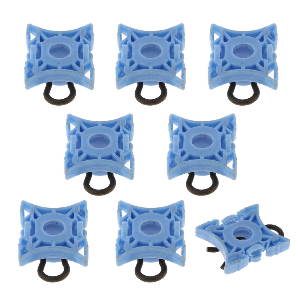 8 pcs Window Regulator Sliding Slider Clips for BMW 51321938884 3 & 5 Series E32 E34 E36 Z3 Z4 E90 E91 E92