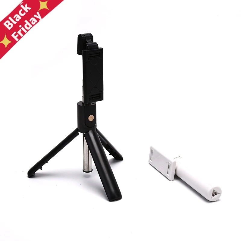 3 в 1 Беспроводная Bluetooth селфи-палка мини-штатив выдвижной монопод универсальный для IOS Android для Iphone