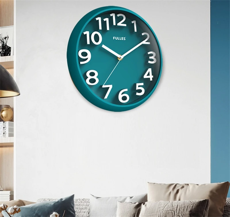 Hight Quality 3D Numeric Super Silent Wall Clock Modern Design Living Room Decoration Clock Art Hollow Wall Watch Home Decor