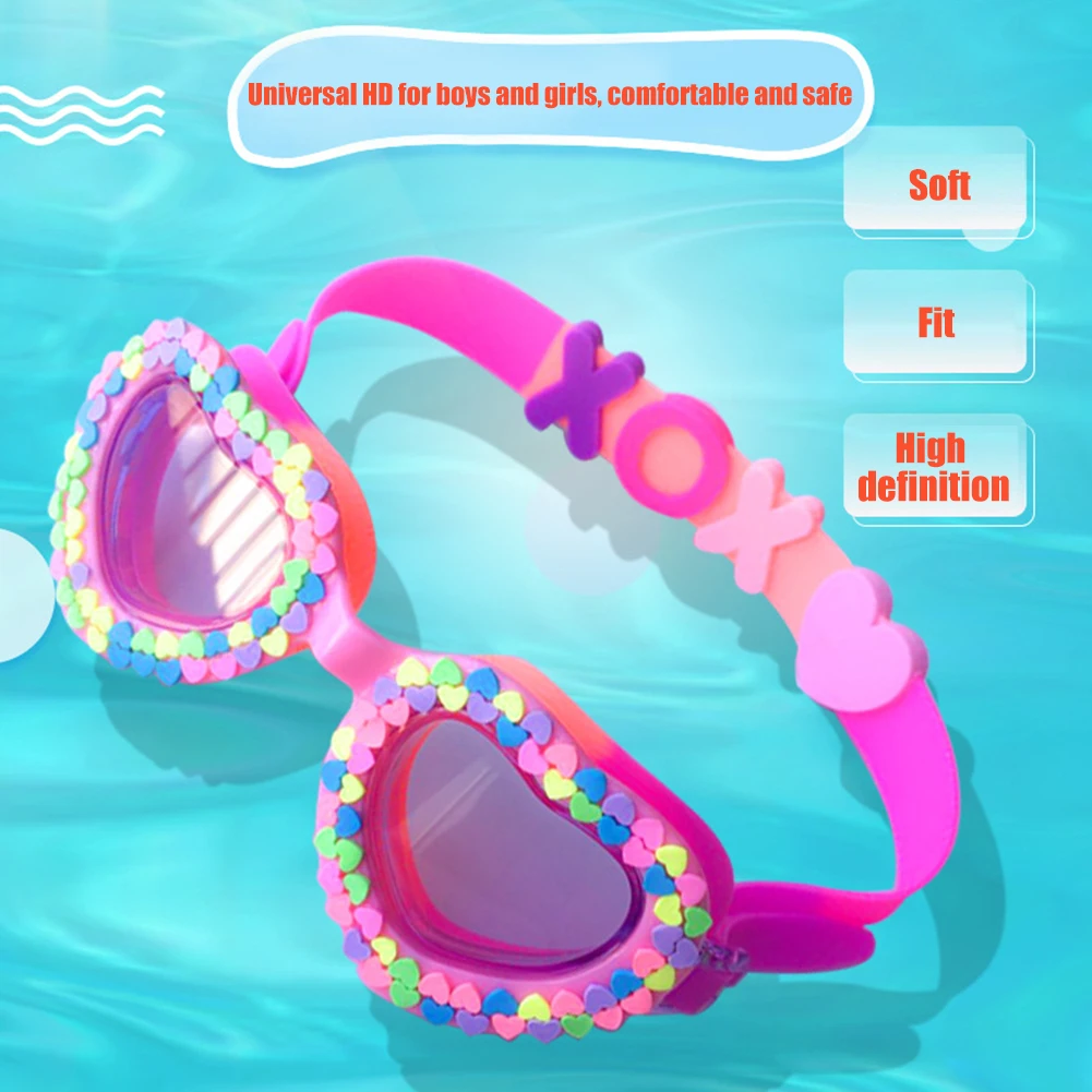 Anti-fog Junior Youth Swimming Goggles Masks Childrens Kids Swim Goggle Qq 