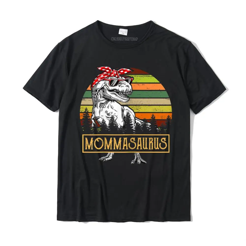 Discount Slim Fit Comics Short Sleeve Tshirts Summer/Autumn O Neck 100% Cotton Tees for Men T Shirt Design Wholesale Womens Mommasaurus Dinosaur Tshirt Rex Mother Day For Mom Gift T-Shirt__31985 black