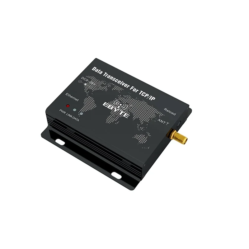 E90-DTU(900SL22-ETH) RJ45 Ethernet LoRa SX1262 22dBm 915 МГц порты TCP, UDP последовательный порт беспроводной трансивер модем