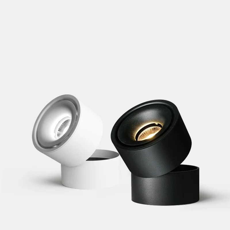 Surface Mounted Mini Embedded COB LED Downlights 5W 7W 12W 360 degree rotation LED Ceiling Lamp Spot Light Downlight
