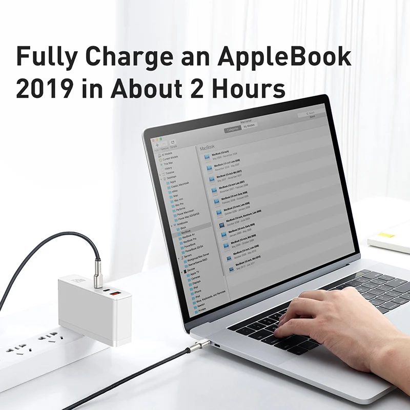 Baseus 100W USB C to USB Type C Cable for MacBook Pro QC 4.0 PD USB C Fast Charger Cable for Xiaomi Redmi For iPhone 15 Plus Pro — view 4