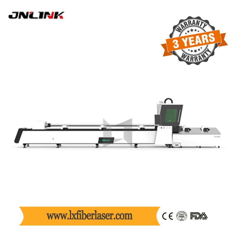 

metal round square pipe tube fiber laser cutting machine for machinery construction and other industries