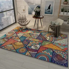 Современный светильник, роскошный Национальный ковер с принтом для гостиной, спальни, Противоскользящий коврик для пола, модный ковер для кухни