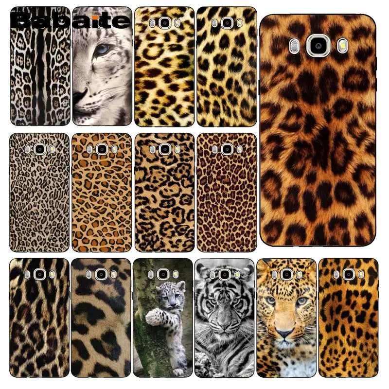 

Babaite Fashion Tiger Leopard Print Panther Phone Case Back Cover For Samsung Galaxy J7 J6 J8 J4 J4Plus J7 DUO J7NEO J2 J5 Prime