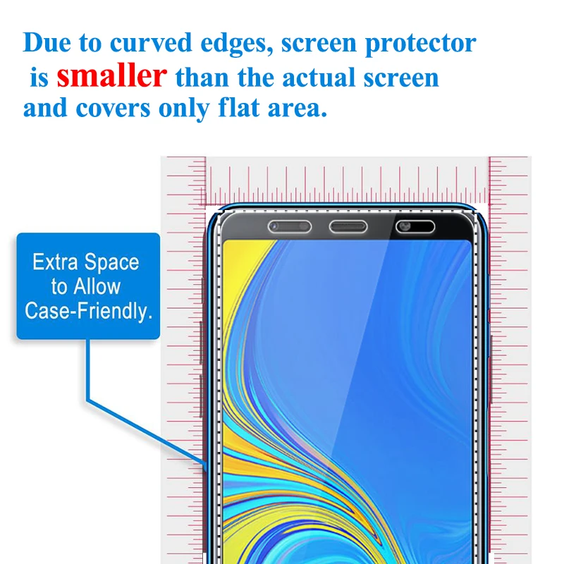 3 шт Galaxy A72018 Защитное стекло для samsung A7 A750 защита экрана на Samsyng A 7 Glaxy 7A Броня закаленное стекло лист