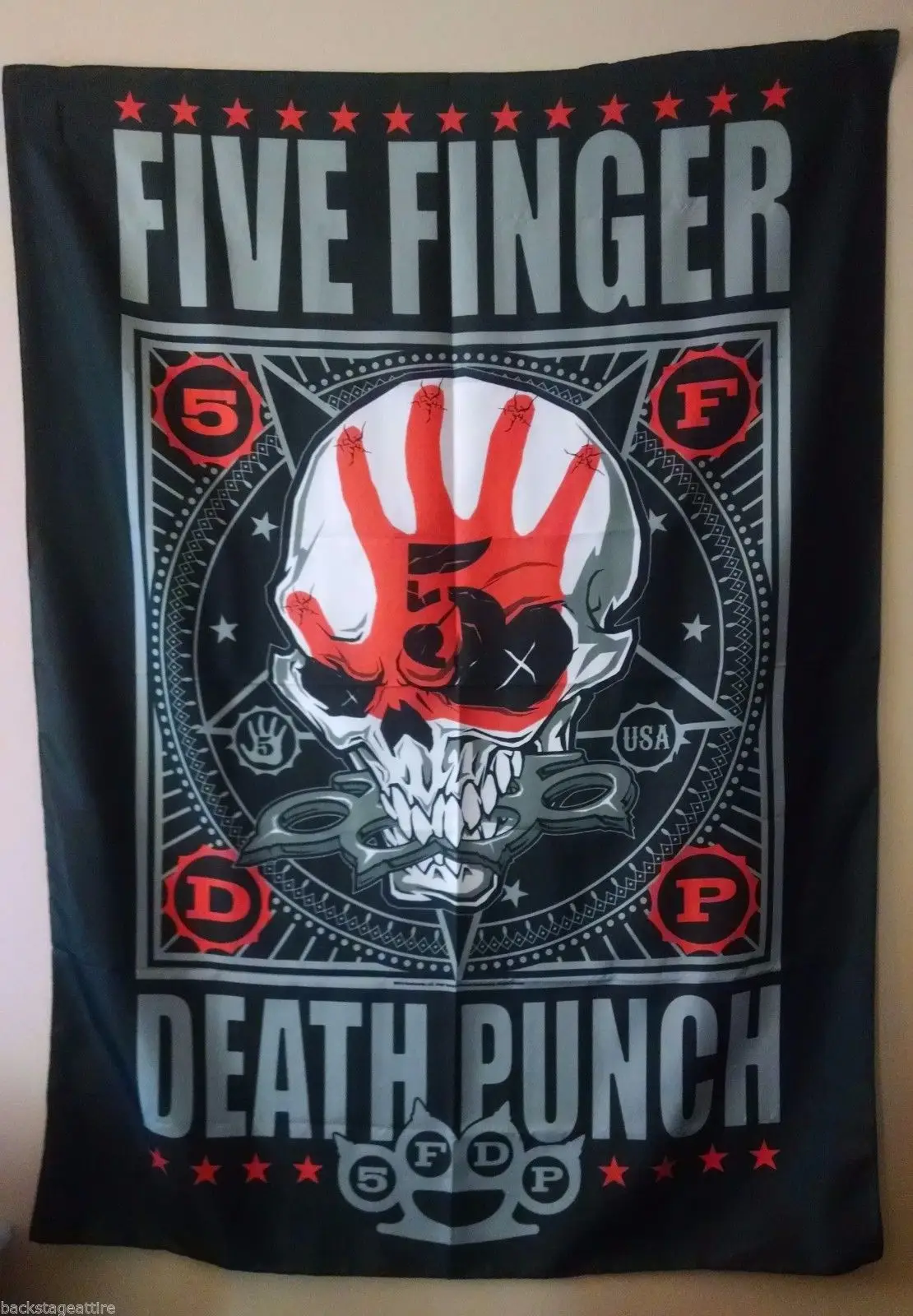 3ft x 5ft 3 x5ft FIVE FINGER DEATH FFDP 5FDP с принтов в виде флажков баннер, флаг из полиэстера Размеры 150x90 см