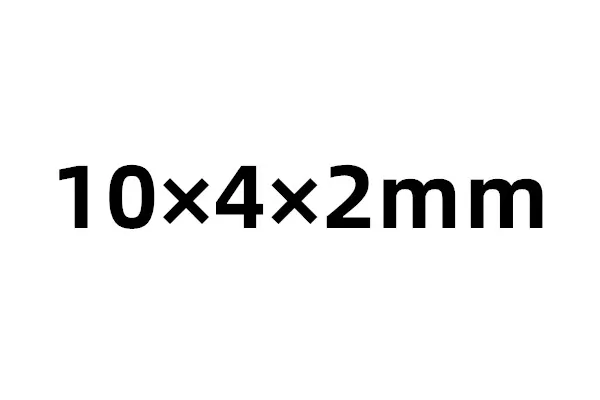 Белый 10 шт. Блок Магнит 5x5 × 5/2/3 10 × 3/4/5/10 × 2 мм квадратный блок сильные магнитные неодимовые магниты Редкоземельные постоянные - Цвет: Белый