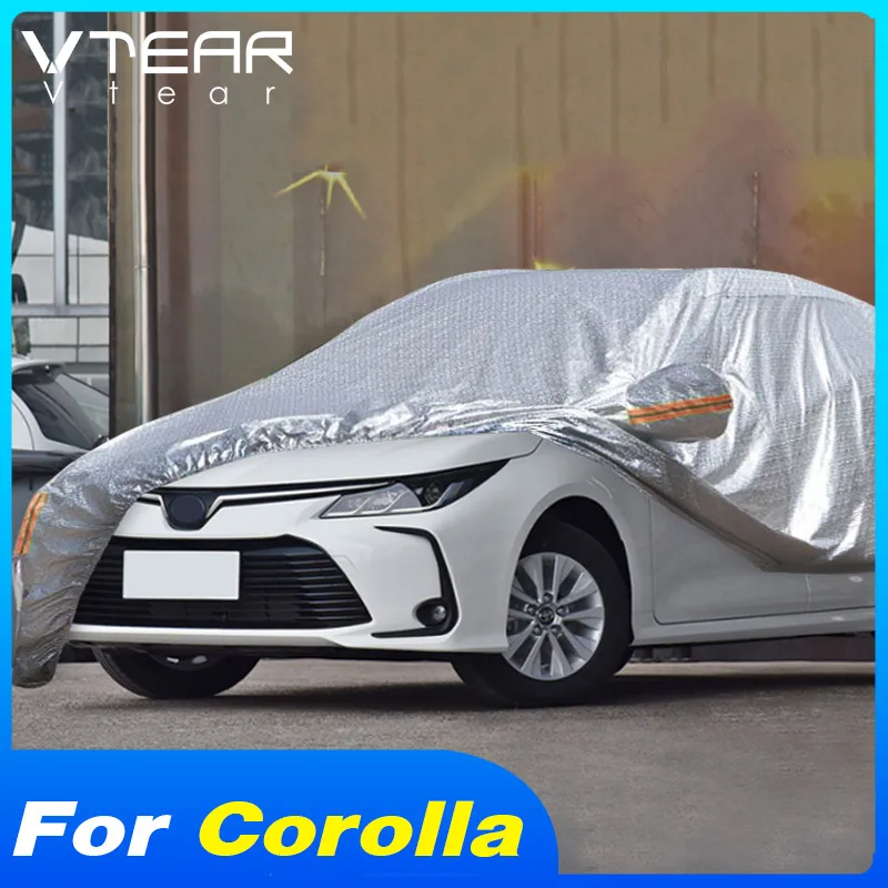 

Vtear Car Exterior Frame Cover Dustproof Outdoor Decoration Sun Protection Accessories Trim Parts For Toyota Corolla Sedan 2023