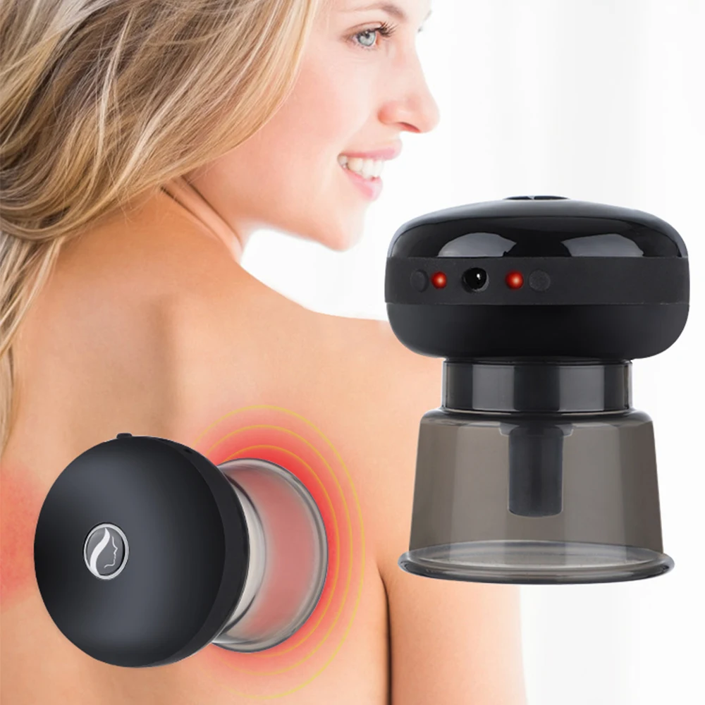 Electric Cupping Therapy Massager With Red Light Therapy Portable
