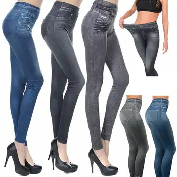 

2020 New Fashion Jeans Women Pencil Pants High Waist Jeans Sexy Slim Elastic Skinny Pants Trousers Fit Lady Jeans Plus Size