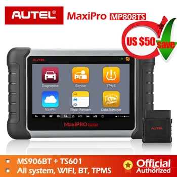 

Autel MP808TS Diagnostic Tool Prime of DS808 Better than MS906 MS906TS MS906BT Combine of MS906BT TS601 Wifi Bluetooth Scanner