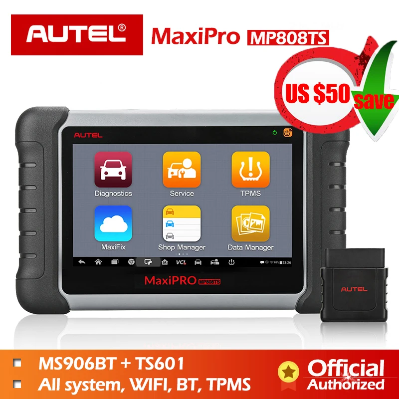 Autel MP808TS диагностический инструмент Prime of DS808 лучше чем MS906 MS906TS MS906BT сочетание TS601 Wi