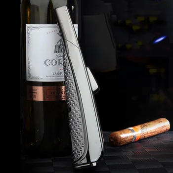 

Butane Gas Lighter Retro Windproof Lighter Torch Inflatable Adjustable Flame Lighter Cigarette Smoking Accessories for BBQ