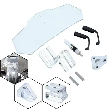 

Samger Motorcycle Windshield Extension Bracket Motorbike Ajustable Clip On Spoiler Windscreen For Honda Suzuki Yamaha Kawasaki