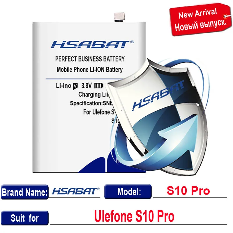 HSABAT S10 Pro 4700 мАч батарея для Ulefone S10 Pro батареи