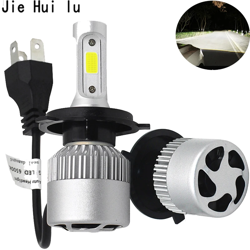2X H4 LED H7 H11 H8 HB4 H1 H3 HB3 Auto S2 Car Headlight Bulbs 72W 8000LM Styling 6500K 4300K 8000K Bulb | Автомобили и мотоциклы