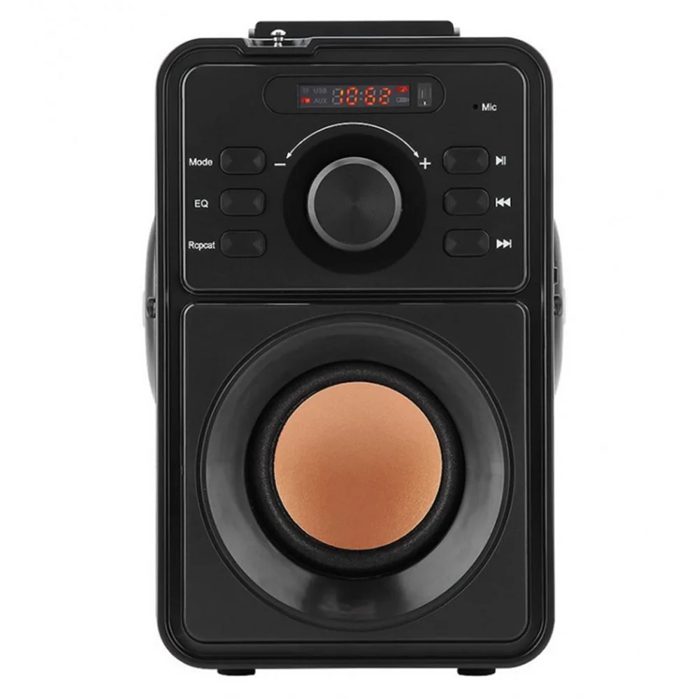 Handheld Wireless Stereo Bluetooth V4.2+ EDR Speaker Portable Subwoofer MP09 Handheld Bluetooth Speaker