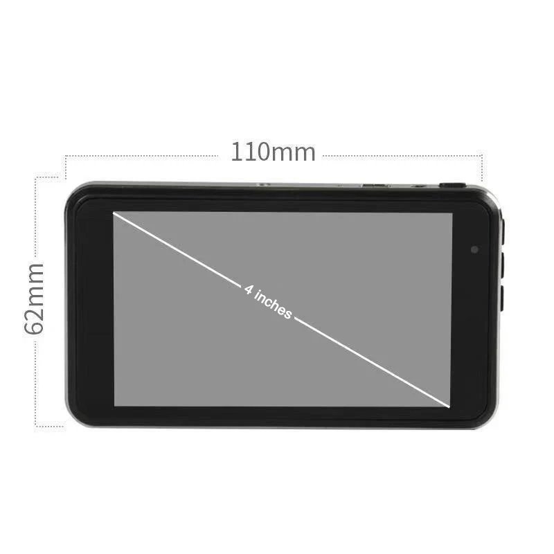 HD 4 дюймов двойной объектив пресс вождения рекордер gps вождения рекордер 24H мониторинг парковки