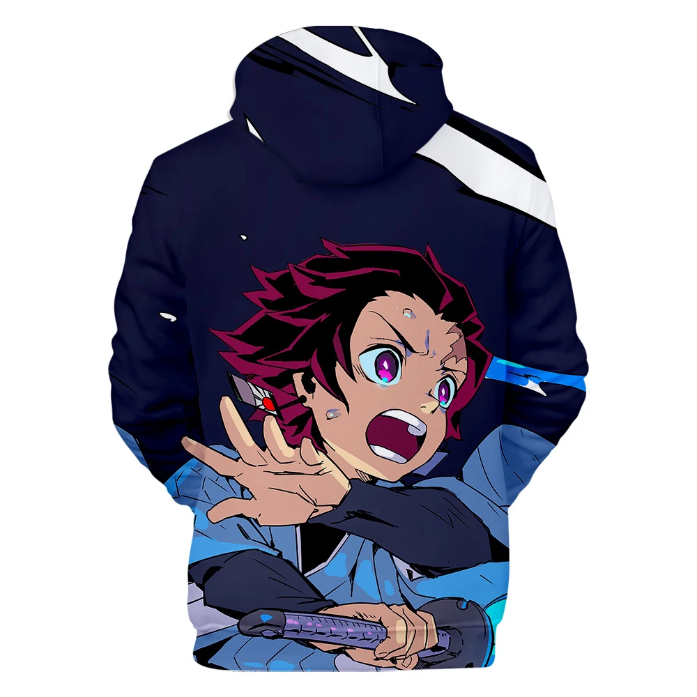 Anime Demon Slayer Hoodies Men Women Sweatshirts Demon Slayer Kimetsu no Yaiba Hoodie Mens Hoody Boy/Girls Casual Hip Hop Coats