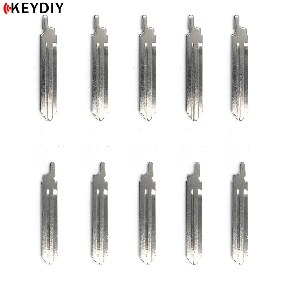 KEYDIY 10 шт./лот оригинальные Металлические Пустые балванки для ключей дистанционного ключа автомобиля типа#48 для Nissan no.48