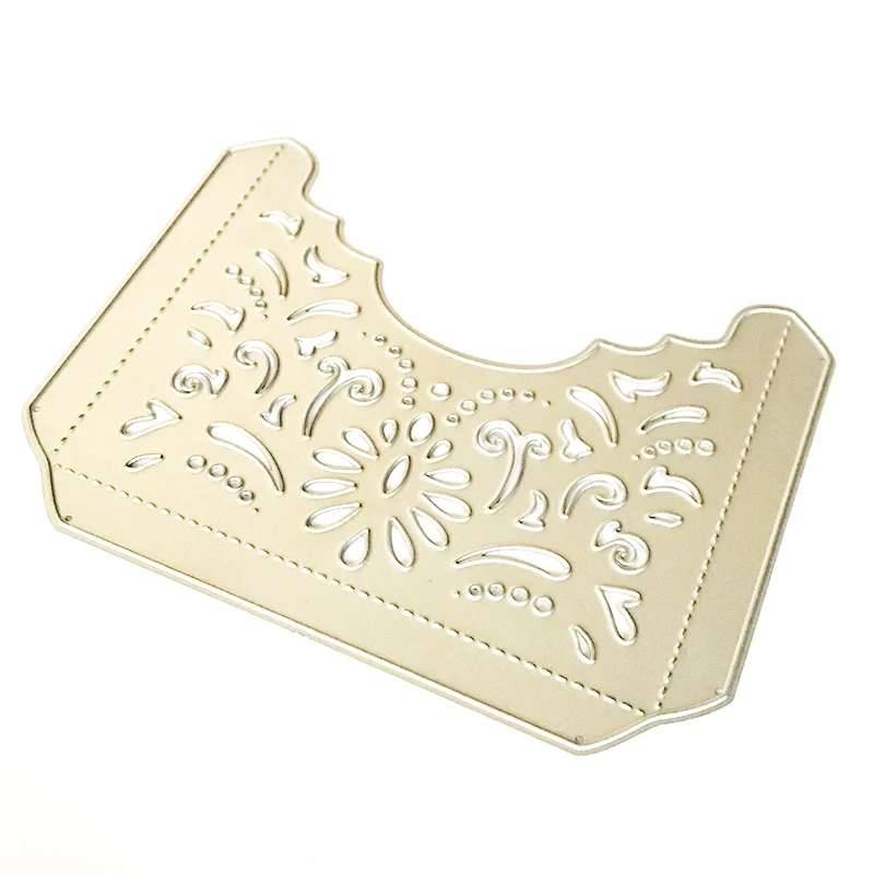  1 pc Lace Metal Cutting Dies Scrapbooking New 2018 Pocket Wedding invitation Crafts Die Cuts For pa - 32998847489