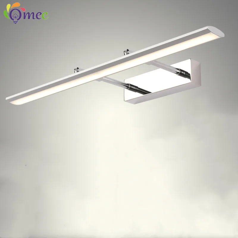 Modern LED Mirror Light Wall Lamp Sconce Bathroom Indoor Lighting Black Silver Fixture Wall Lights Vanity Home Fixtures Lamp