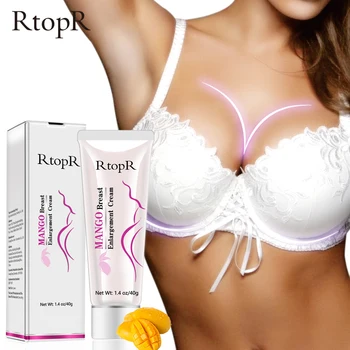 

RtopR Breast Enhancement Cream Mango Firming Moisturizing Skin Increase Elasticity Improve Breast Color Fast Growth Cream