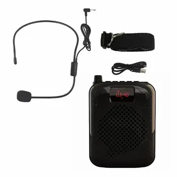 

K500 Voice Amplifier Loudspeaker Wired Microphone Belt Bluetooth Audio Speaker