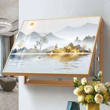 

Aluminum Alloy Meter Box Decorative Painting Free Punching Power Distribution Box Living Room Power Box Switch Box Room Decor