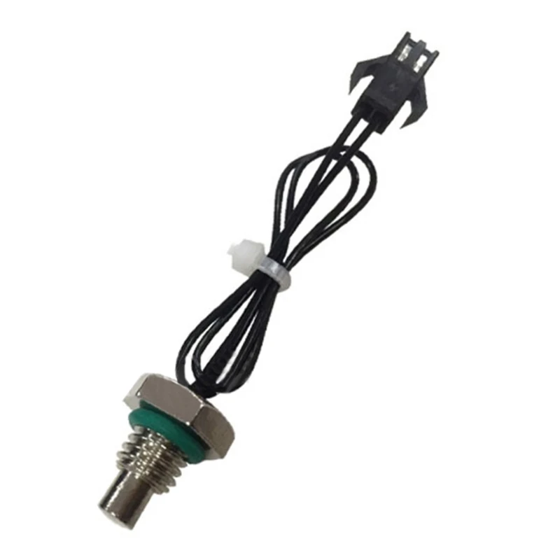 Temperature Sensor NTC Thermistor Probe Head M8 Thread Probe Cable Wall Mounted Tube Clamp Type M2EE