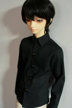 BJD – vêtements de poupée noirs, chemise classique décontractée, tout assorti, taille BJD, SD, MSD, SD17, oncle POPO68 SSDF, 1/3, 1/4