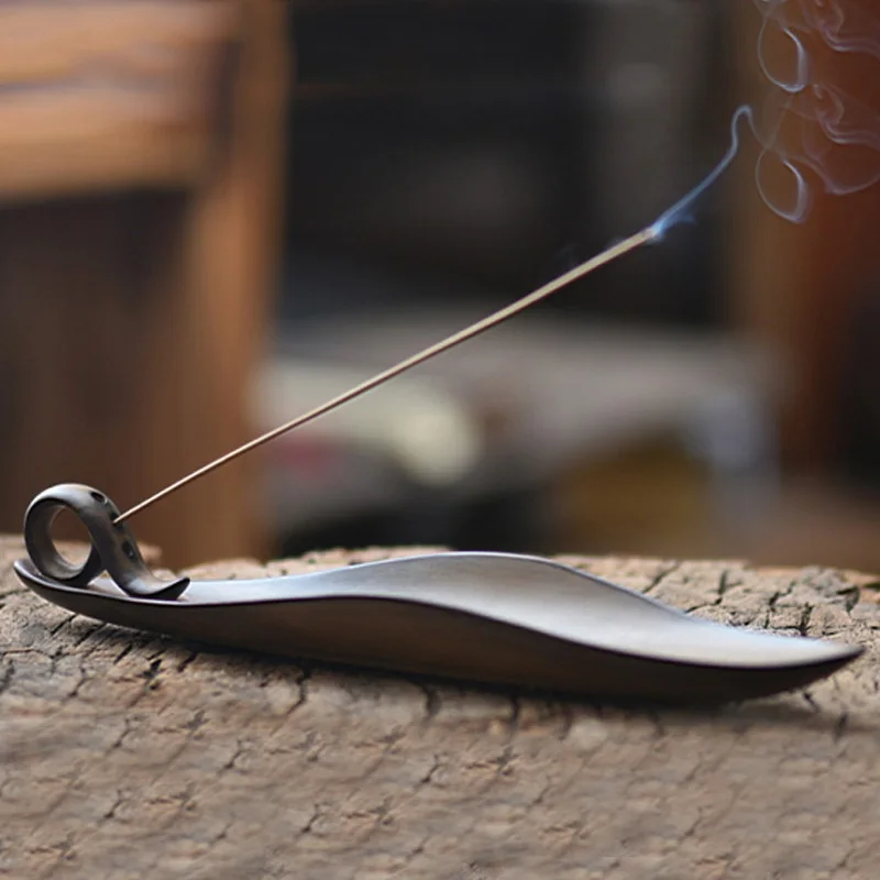 Incense Burner Incense Stick Decor Ceramic Home Sandalwood Furnace 22*3.8cm 1x