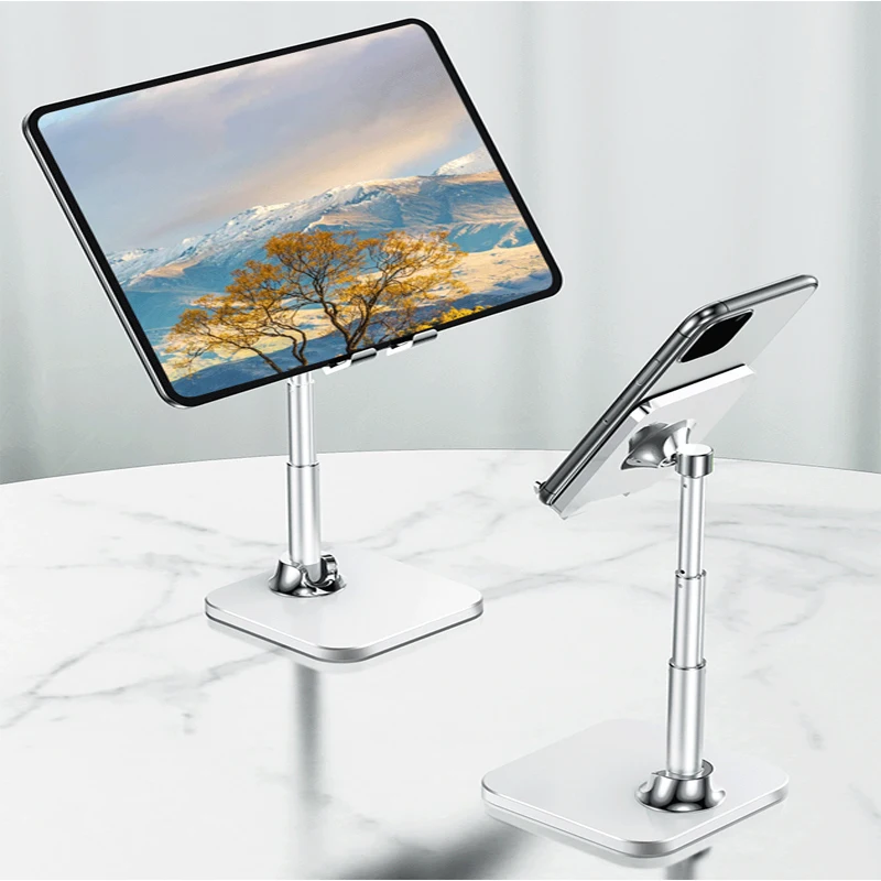 

Adjustable Chair Aluminum Alloy IPad Desktop Tablet Holder Stand Desk Mobile Phone Holder Stand for Phone Xiaomi ipad Huawei