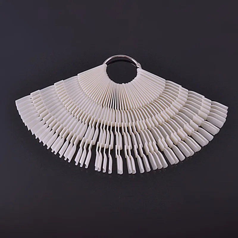 Manicure New Style Bamboo Joint Color Card 150 Color Fan-shaped Color Card Manicure Bamboo Joint a Mode 3-Stage Color Card