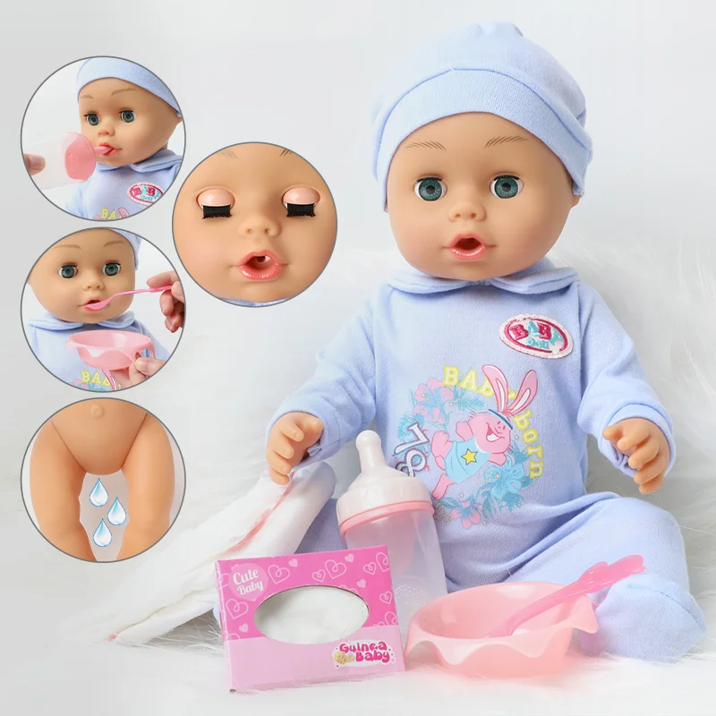 Кукла bebe reborn 18 дюймов 46 см водонепроницаемый силикон Реалистичная для