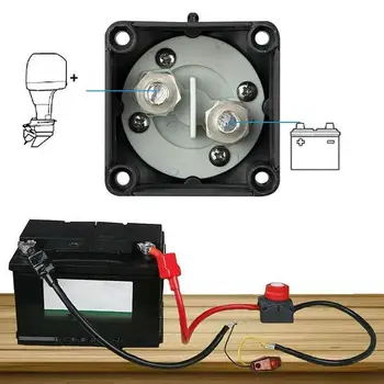 

Fit For Car/Vehicle/RV/Boat/Marine 20 Battery Power Switch Off Isolator 12-60V 3 Kill Master Position Disconnect Cut Switch I7L0