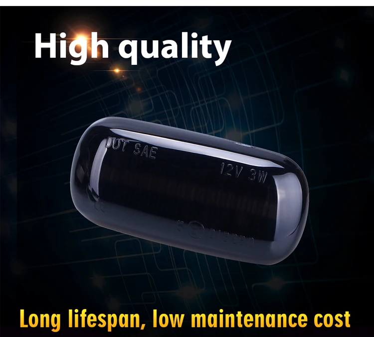HLXG 2 шт. Led для Audi 2005-2011 динамических последовательного мигалка Emark A3 S3 8P A4 S4 RS4 B6 B7 B8 A6 S6 RS6 C5 C7 Боковой габаритный фонарь, светильник